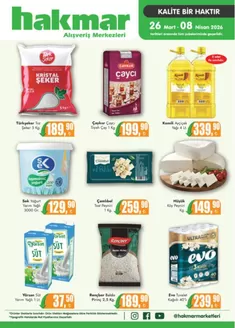 Hakmar kataloğu | Tüm fırsat avcıları için en iyi teklifler | 2026-03-26T00:00:00.000Z - 2026-04-08T00:00:00.000Z