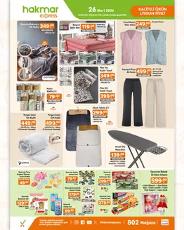 Hakmar Express kataloğu, İstanbul | Hakmar Express katalog | 2026-03-26T00:00:00.000Z - 2026-04-09T00:00:00.000Z