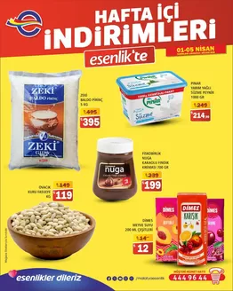 Esenlik kataloğu, Kaş (Antalya) | Seçili ürünlerde harika indirimler | 2026-04-01T00:00:00.000Z - 2026-04-05T00:00:00.000Z