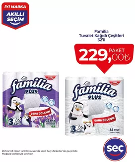 Seç Market kataloğu, Kaş (Antalya) | Geniş teklif yelpazesi | 2026-03-26T00:00:00.000Z - 2026-04-08T00:00:00.000Z