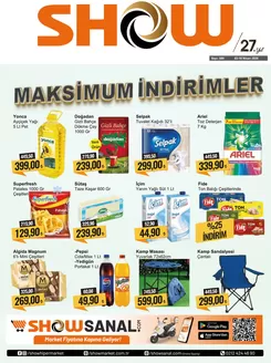 Show Market kataloğu, Akalan (İstanbul) | Show Market Katalog | 2026-04-03T00:00:00.000Z - 2026-04-16T00:00:00.000Z