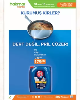 Hakmar Express kataloğu, Bostancı (Balıkesir) | Herkes için cazip özel teklifler | 2026-03-31T00:00:00.000Z - 2026-04-13T00:00:00.000Z