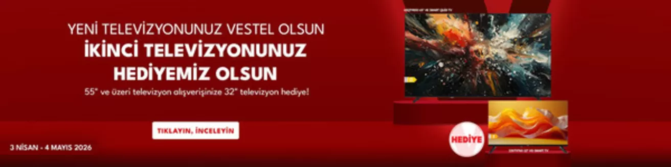 Vestel kataloğu, Paşaköy (İstanbul) | Oferta | 2026-04-03T00:00:00.000Z - 2026-05-04T00:00:00.000Z