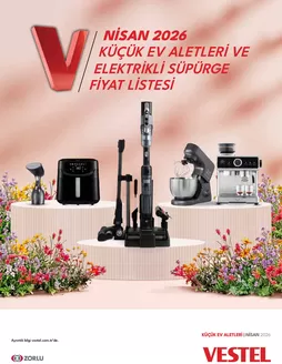 Vestel kataloğu, Paşaköy (İstanbul) | Küçük Ev Aletleri ve Süpürgeler | 2026-04-01T00:00:00.000Z - 2026-04-30T00:00:00.000Z