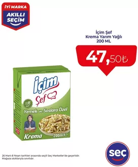 Seç Market kataloğu, Hasanşeyh | İndirimler ve kampanyalar | 2026-03-26T00:00:00.000Z - 2026-04-08T00:00:00.000Z