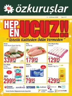 Özkuruşlar kataloğu | Sizin için en iyi tekliflerimiz | 2026-04-11T00:00:00.000Z - 2026-04-20T00:00:00.000Z