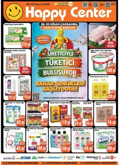 Happy Center kataloğu | Güncel özel kampanyalar | 2026-04-08T00:00:00.000Z - 2026-04-20T00:00:00.000Z