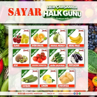 Sayar Avm kataloğu, Sarayönü | Sayar Avm katalog | 2026-04-15T00:00:00.000Z - 2026-04-15T00:00:00.000Z