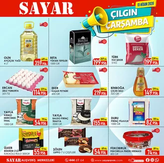 Sayar Avm kataloğu, Sarayönü | Özel fırsatlar | 2026-04-15T00:00:00.000Z - 2026-04-15T00:00:00.000Z