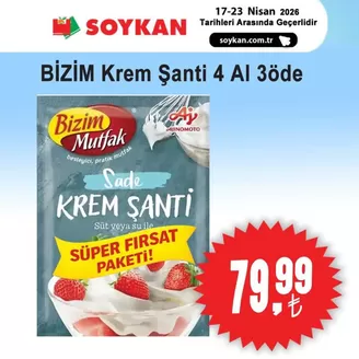 Soykan Market kataloğu | Soykan Market katalog | 2026-04-17T00:00:00.000Z - 2026-04-23T00:00:00.000Z