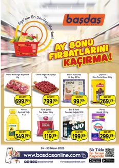 Başdaş Market kataloğu, Koçyayla | 24-30 Nisan Ay Sonu Fırsatlarını Kaçırma! | 2026-04-24T00:00:00.000Z - 2026-04-30T00:00:00.000Z