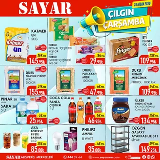 Sayar Avm kataloğu, Sarıbük | Fırsat avcıları için teklifler | 2026-04-29T00:00:00.000Z - 2026-04-29T00:00:00.000Z