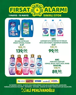 Ali Pehlivanoğlu kataloğu | Tüm fırsat avcıları için en iyi teklifler | 2026-05-01T00:00:00.000Z - 2026-05-15T00:00:00.000Z