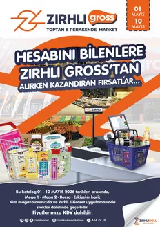 Zırhlı Toptan market kataloğu, Akşehir | 1 10 MAYIS INSERT NEW | 2026-05-01T00:00:00.000Z - 2026-05-10T00:00:00.000Z