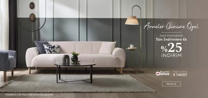 Enza Mobilya kataloğu, Serik | Oferta | 2026-05-11T00:00:00.000Z - 2026-05-18T00:00:00.000Z
