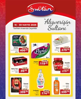 Sultan Market kataloğu, Akçatekir | En iyi fırsatlarımız | 2026-05-15T00:00:00.000Z - 2026-05-30T00:00:00.000Z
