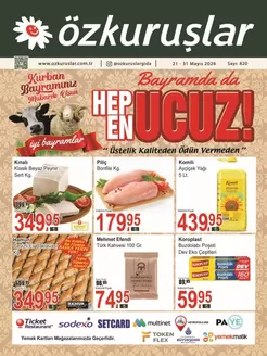 Özkuruşlar kataloğu, Samandağ | Özkuruşlar katalog | 2026-05-21T00:00:00.000Z - 2026-05-31T00:00:00.000Z