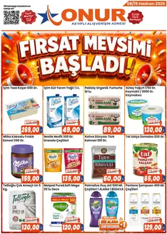 Onur Hipermarketleri kataloğu | Firsat Mevsimi Basladi | 2026-06-08T00:00:00.000Z - 2026-06-19T00:00:00.000Z