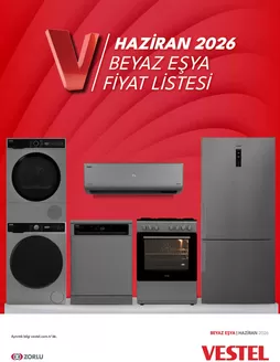 Vestel kataloğu, Kılıçlı | Beyaz Eşyalar | 2026-06-01T00:00:00.000Z - 2026-06-30T00:00:00.000Z