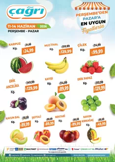 Çağrı Market kataloğu, Terme | En iyi fırsatlar ve indirimler | 2026-06-11T00:00:00.000Z - 2026-06-14T00:00:00.000Z
