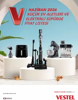 Vestel kataloğu, Kılıçlı | Küçük Ev Aletleri ve Süpürgeler | 2026-06-01T00:00:00.000Z - 2026-06-30T00:00:00.000Z