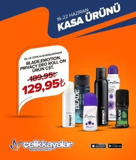 Çelikkayalar kataloğu | Oferta | 2026-06-16T00:00:00.000Z - 2026-06-21T00:00:00.000Z