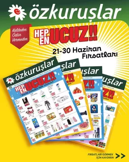 Özkuruşlar kataloğu | Oferta | 2026-06-22T00:00:00.000Z - 2026-06-30T00:00:00.000Z