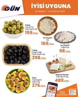Gün Süpermarket kataloğu, Akyaka | Müşterilerimiz için özel fırsatlar | 2026-06-18T00:00:00.000Z - 2026-06-24T00:00:00.000Z