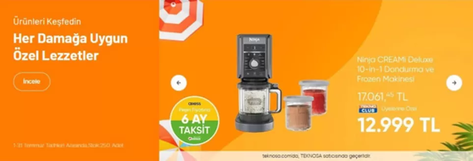 Teknosa kataloğu | Oferta | 2026-07-01T00:00:00.000Z - 2026-07-31T00:00:00.000Z