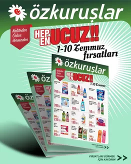 Özkuruşlar kataloğu | Oferta | 2026-07-01T00:00:00.000Z - 2026-07-10T00:00:00.000Z