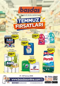 Başdaş Market kataloğu | 01-09 Temmuz Fırsatları! | 2026-07-01T00:00:00.000Z - 2026-07-09T00:00:00.000Z