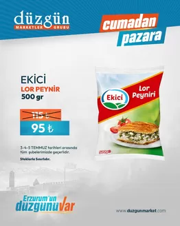 Düzgün Market kataloğu, Manisa | Oferta | 2026-07-03T00:00:00.000Z - 2026-07-05T00:00:00.000Z