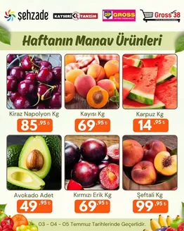 Şehzade kataloğu, Manisa | Müşterilerimiz için özel fırsatlar | 2026-07-03T00:00:00.000Z - 2026-07-05T00:00:00.000Z
