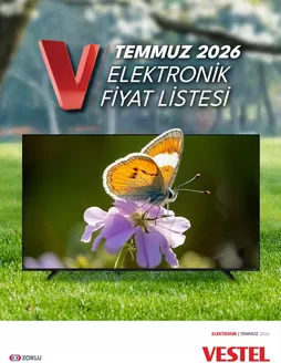 Vestel kataloğu | Tüketici Elektroniği | 2026-07-01T00:00:00.000Z - 2026-07-31T00:00:00.000Z