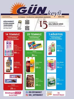 Gün Süpermarket kataloğu, Kurna | Şimdi fırsatlarımızla tasarruf edin | 2026-07-14T00:00:00.000Z - 2026-08-10T00:00:00.000Z