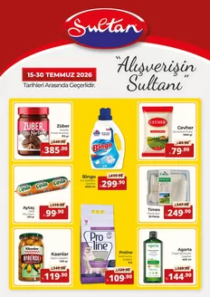 Sultan Market kataloğu, Derecik (Kütahya) | Insert 2 | 2026-07-15T00:00:00.000Z - 2026-07-30T00:00:00.000Z