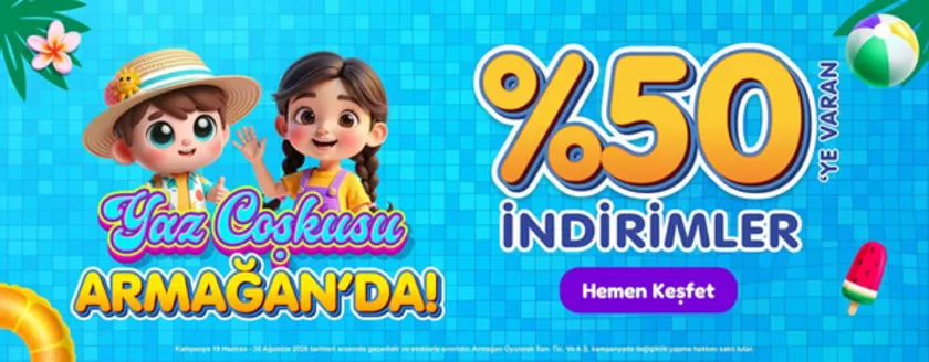 Armağan Oyuncak kataloğu, Çona | Oferta | 2026-07-16T00:00:00.000Z - 2026-08-30T00:00:00.000Z