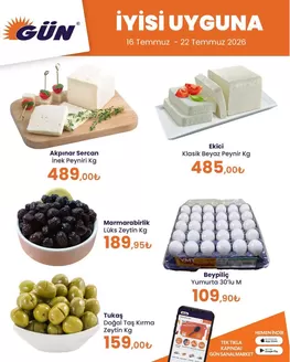 Gün Süpermarket kataloğu | Gün Süpermarket katalog | 2026-07-16T00:00:00.000Z - 2026-07-22T00:00:00.000Z