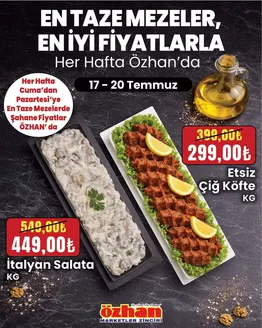 Özhan Market kataloğu | Tüm müşteriler için en iyi fırsatlar | 2026-07-17T00:00:00.000Z - 2026-07-20T00:00:00.000Z