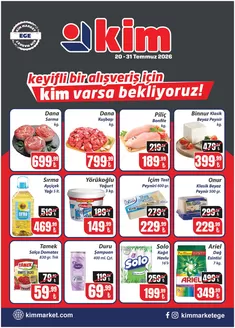 Kim Market kataloğu, Çeltikçi (Burdur) | Fırsat avcıları için harika teklifler | 2026-07-20T00:00:00.000Z - 2026-07-31T00:00:00.000Z