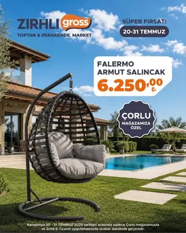 Zırhlı Toptan market kataloğu, Çeltikçi (Burdur) | Zırhlı Toptan market katalog | 2026-07-20T00:00:00.000Z - 2026-07-31T00:00:00.000Z