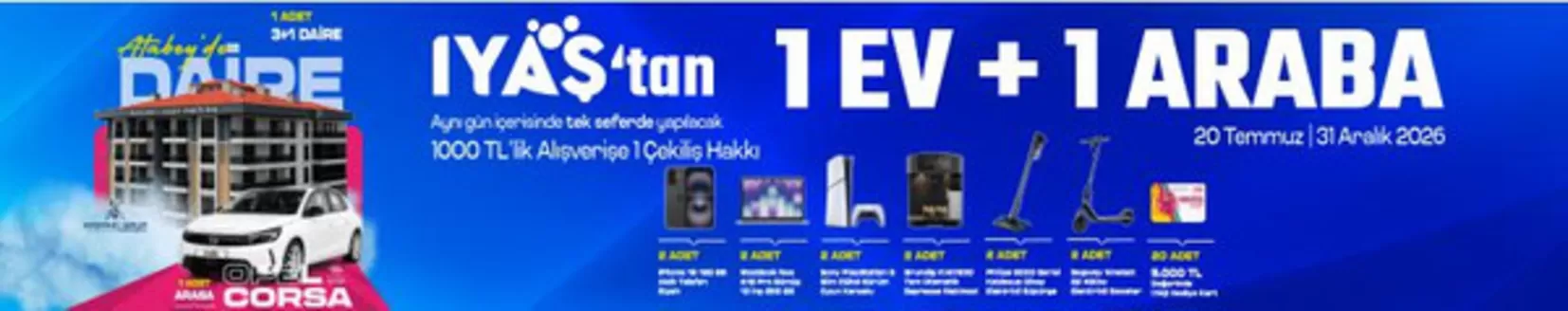 İyaş Hipermarket kataloğu, Dinar | İyaş Hipermarket katalog | 2026-07-20T00:00:00.000Z - 2026-12-31T00:00:00.000Z