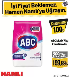 Namlı Hipermarketleri kataloğu | En iyi fırsatlar ve indirimler | 2026-07-24T00:00:00.000Z - 2026-07-31T00:00:00.000Z
