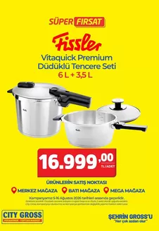 City Gross kataloğu, Güllü | Güncel fırsatlar ve teklifler | 2026-08-05T00:00:00.000Z - 2026-08-16T00:00:00.000Z