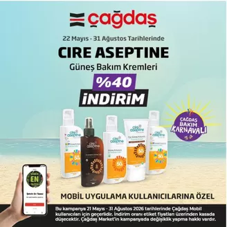 Çağdaş kataloğu | Güncel fırsatlar ve teklifler | 2026-05-21T00:00:00.000Z - 2026-08-31T00:00:00.000Z