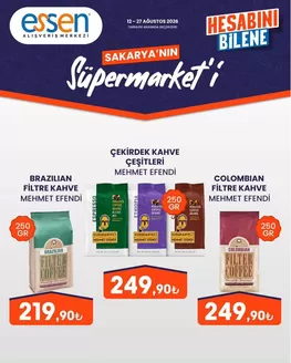 Essen AVM kataloğu | Özel fırsatlar ve indirimler | 2026-08-12T00:00:00.000Z - 2026-08-27T00:00:00.000Z