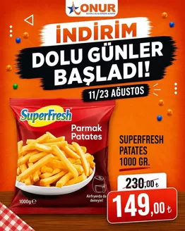 Onur Hipermarketleri kataloğu | Sizin için özel teklifler | 2026-08-11T00:00:00.000Z - 2026-08-23T00:00:00.000Z