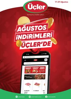 Üçler Market kataloğu | Üçler Market katalog | 2026-08-17T00:00:00.000Z - 2026-08-29T00:00:00.000Z