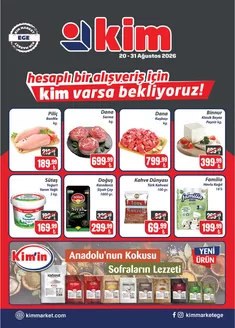 Kim Market kataloğu, İstanbul | Şimdi fırsatlarımızla tasarruf edin | 2026-08-20T00:00:00.000Z - 2026-08-31T00:00:00.000Z