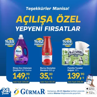 Gürmar kataloğu, Gölyaka | Oferta | 2026-08-24T00:00:00.000Z - 2026-08-31T00:00:00.000Z